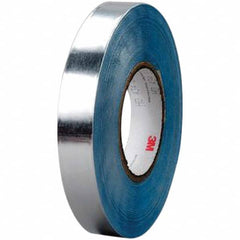 3M - 60 Yd x 4" x 5.5 mil Silver Aluminum Foil Tape - Benchmark Tooling