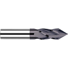 Harvey Tool - 3/32" Diam, 3/8" LOC, 4 Flute 60° Point Angle Solid Carbide Drill Mill - Exact Industrial Supply