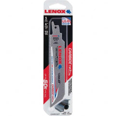 Lenox - Reciprocating Saw Blades Blade Material: Carbide Blade Length (Inch): 6 - Benchmark Tooling