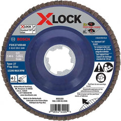 Bosch - Flap Discs Abrasive Type: Coated Flap Disc Type: Type 27 - Benchmark Tooling