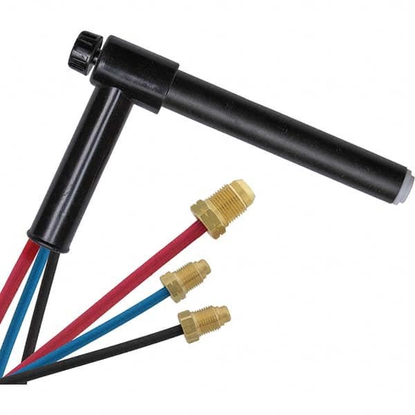 PRO-SOURCE - 250 Amp 25' Rubber Outfit 22A Water Cooled TIG Welding Torch Kit - Benchmark Tooling