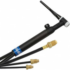 PRO-SOURCE - 350 Amp 12-1/2' Rubber Outfit 18V Water Cooled TIG Welding Torch Kit - Benchmark Tooling