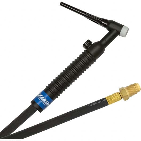 PRO-SOURCE - 200 Amp 25' Rubber Outfit 26V Air Cooled TIG Welding Torch Kit - Benchmark Tooling