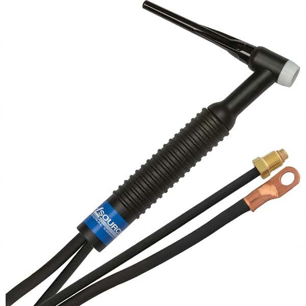 PRO-SOURCE - 200 Amp 25' Rubber Outfit 26F Air Cooled TIG Welding Torch Kit - Benchmark Tooling