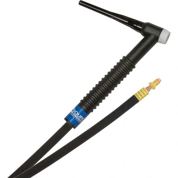 PRO-SOURCE - 150 Amp 25' Rubber Outfit 17F Air Cooled TIG Welding Torch Kit - Benchmark Tooling