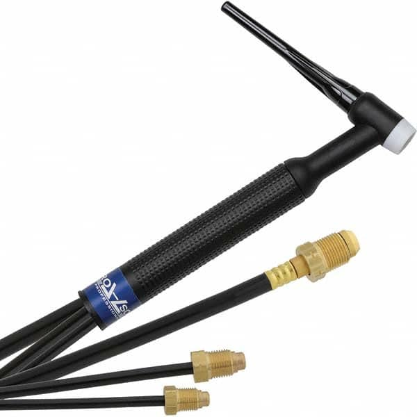 PRO-SOURCE - 350 Amp 25' Rubber Outfit 18 Water Cooled TIG Welding Torch Kit - Benchmark Tooling