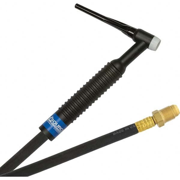 PRO-SOURCE - 200 Amp 12-1/2' Rubber Outfit 26F Air Cooled TIG Welding Torch Kit - Benchmark Tooling