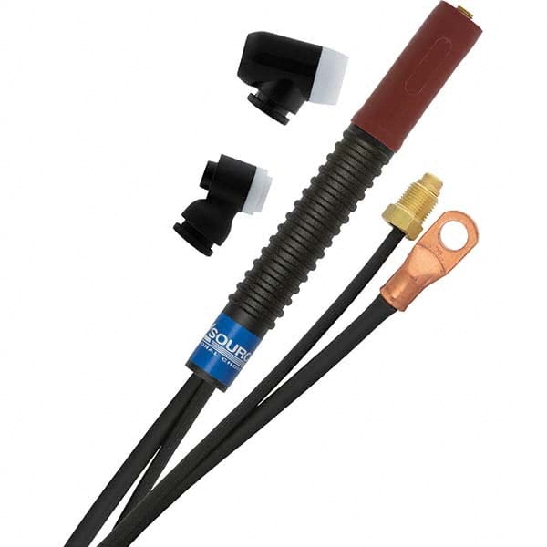 PRO-SOURCE - 150 Amp 25' Rubber Outfit 150M Air Cooled TIG Welding Torch Kit - Benchmark Tooling