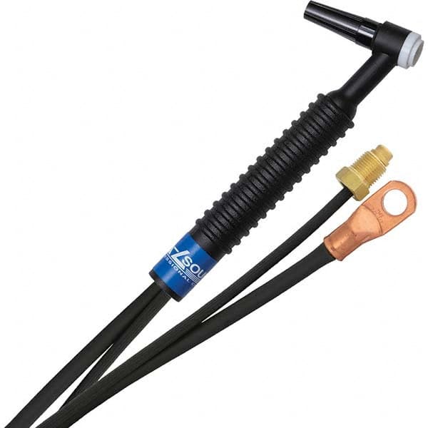 PRO-SOURCE - 125 Amp 25' Rubber Outfit 9 Air Cooled TIG Welding Torch Kit - Benchmark Tooling