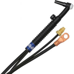 PRO-SOURCE - 125 Amp 12-1/2' Rubber Outfit 9FV Air Cooled TIG Welding Torch Kit - Benchmark Tooling