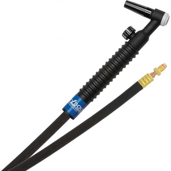 PRO-SOURCE - 125 Amp 25' Rubber Outfit 9V Air Cooled TIG Welding Torch Kit - Benchmark Tooling