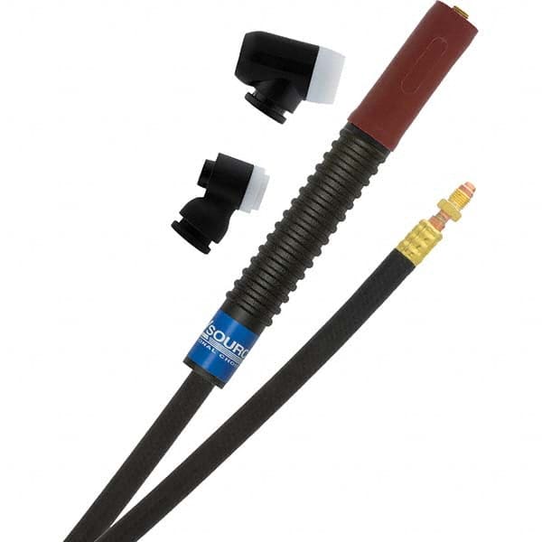 PRO-SOURCE - 150 Amp 25' Rubber Outfit 150M Air Cooled TIG Welding Torch Kit - Benchmark Tooling