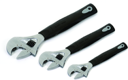 3 Piece Ratcheting Adjustable Wrench Set - Benchmark Tooling