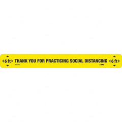 NMC - "Thank You for Practicting Social Distancing" Adhesive-Backed Floor Sign - Benchmark Tooling