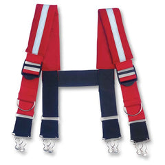 GB5093 L Red Suspenders-Reflective Quick Adjust - Exact Industrial Supply