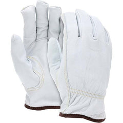 MCR Safety - Size L, ANSI Cut Lvl A4, Puncture Lvl 3, Abrasion Lvl 4, Uncoated Cut & Puncture Resistant Gloves - Benchmark Tooling