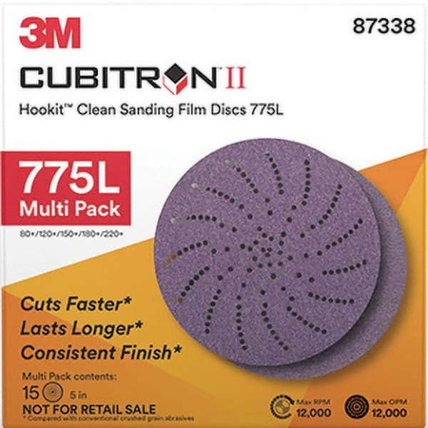 3M - Hook & Loop Discs Abrasive Type: Film Disc Disc Diameter (Inch): 5 - Benchmark Tooling