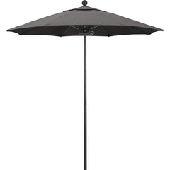 Patio Umbrellas; Diameter (Feet): 7.5; Height (Feet): 8.000; Fabric Color: Taupe; Base Included: No; Canopy Fabric: Pacifica; Fade Resistant: Yes; Additional Information: Push Lift; Frame Material: Aluminum