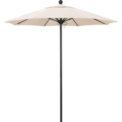 Patio Umbrellas; Diameter (Feet): 7.5; Height (Feet): 8.000; Fabric Color: Canvas; Base Included: No; Canopy Fabric: Pacifica; Fade Resistant: Yes; Additional Information: Push Lift; Frame Material: Aluminum