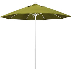 Patio Umbrellas; Diameter (Feet): 9; Height (Feet): 8.583; Fabric Color: Ginkgo; Base Included: No; Canopy Fabric: Pacifica; Fade Resistant: Yes; Additional Information: Push Lift; Frame Material: Aluminum