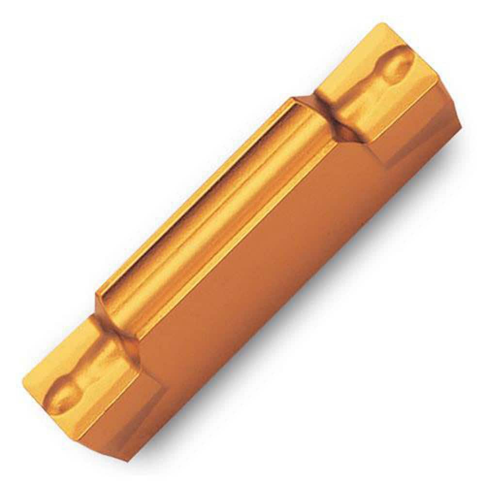 Grooving Insert: TDXTT TT9080, Solid Carbide TiAlN & TiN Finish, Neutral, 0.315″ Cutting Width, Series TDXT-E