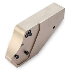 Indexable Cut-Off Blade Tool Blocks; Tool Block Style: THTB; Compatible Blade Height: 1.0000 in; Compatible Blade Width: 0.1930 in; Shank Height: 1.0000 in; Shank Width: 0.8660 in; Overall Width: 1; Overall Length (mm): 5.40; Overall Length (Decimal Inch)