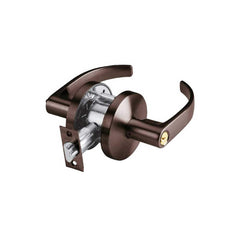 Lever Locksets; Type: Entry; Key Type: Keyed Different; Strike Type: ANSI 4-7/8; Finish/Coating: Oil Rubbed Bronze; Material: Steel; Material: Steel; Door Thickness: 1-3/8 ™1-3/4; Backset: 2.75; Lockset Grade: Grade 2; Cylinder Type: Conventional; Minimum