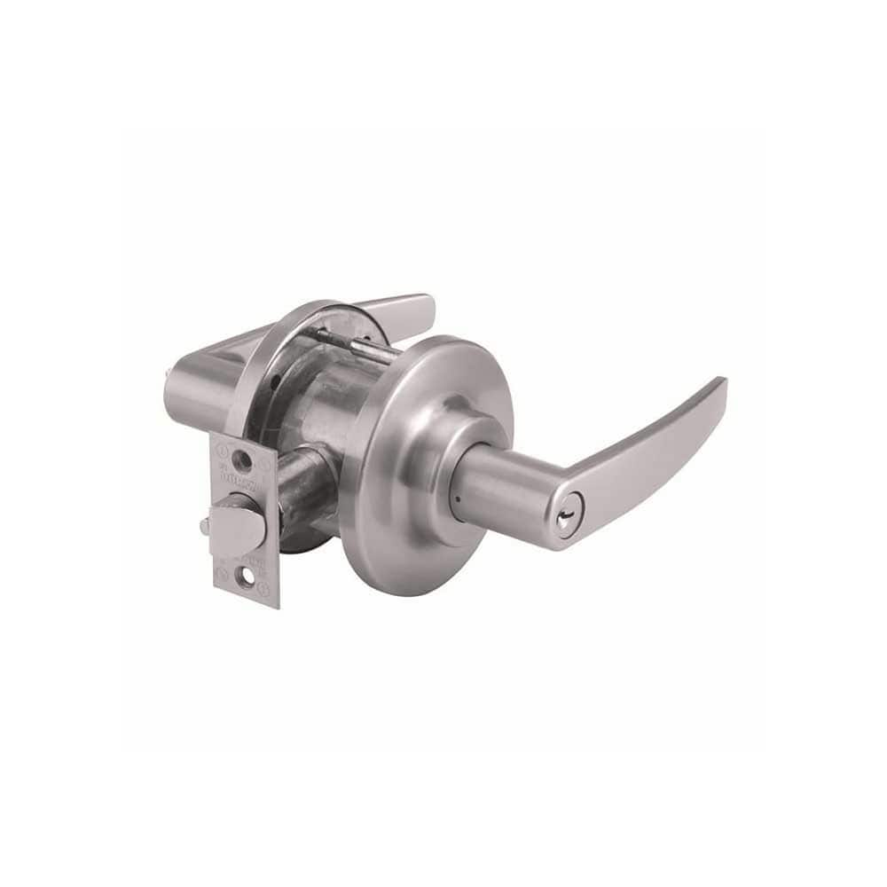 Lever Locksets; Type: Storeroom; Key Type: Keyed Different; Strike Type: ANSI 4-7/8; Finish/Coating: Satin Chrome; Material: Steel; Material: Steel; Door Thickness: 1-3/8 ™1-3/4; Backset: 2.75; Lockset Grade: Grade 2; Cylinder Type: Conventional; Minimum