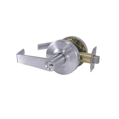 Lever Locksets; Type: Classroom; Key Type: Keyed Different; Strike Type: ASA Strike; Finish/Coating: Oil Rubbed Bronze; Material: Brass/Zinc; Material: Brass/Zinc; Door Thickness: 1-3/4; Backset: 2.75; Lockset Grade: Grade 1; Cylinder Type: Conventional;