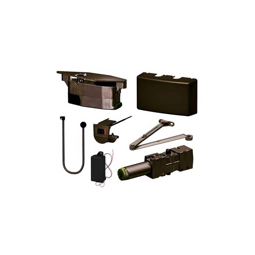 6400 Module & Closer Kit Damper: 185 lb Load Capacity Cast Iron, Dark Bronze Finish, Non-Handed