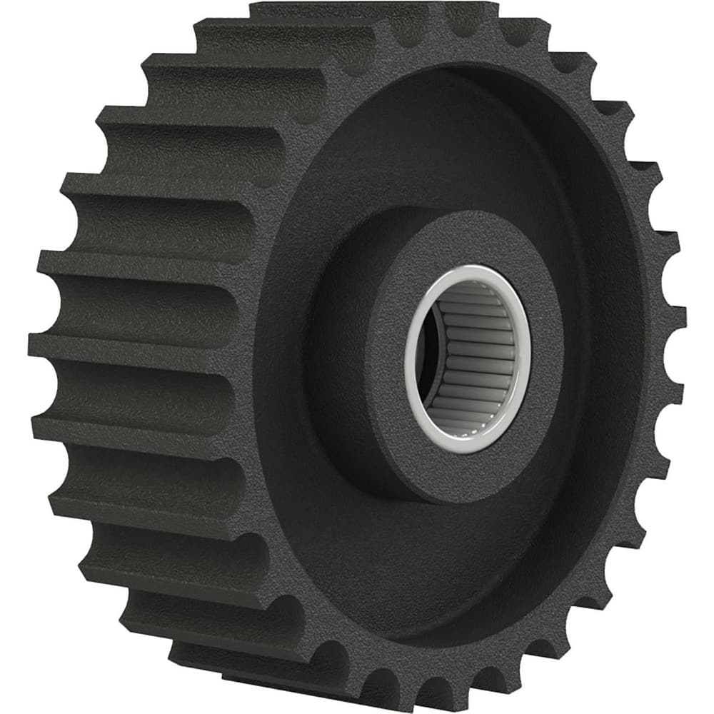 Drive Tighteners, Idlers & Aligners; Product Type: Powergrip HTD Idler Sprocket; Material: Composite Nylon; Width (Inch): 2; Width (Decimal Inch): 2; Mounting Hole Diameter: 1.0000; Bore Diameter: 1.0000; Overall Diameter: 4.627; Minimum Order Quantity: C