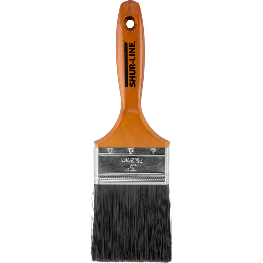 Paint Brush: Polyester, Synthetic Bristle 6″ , Wood Handle, for Latex Flat & Water