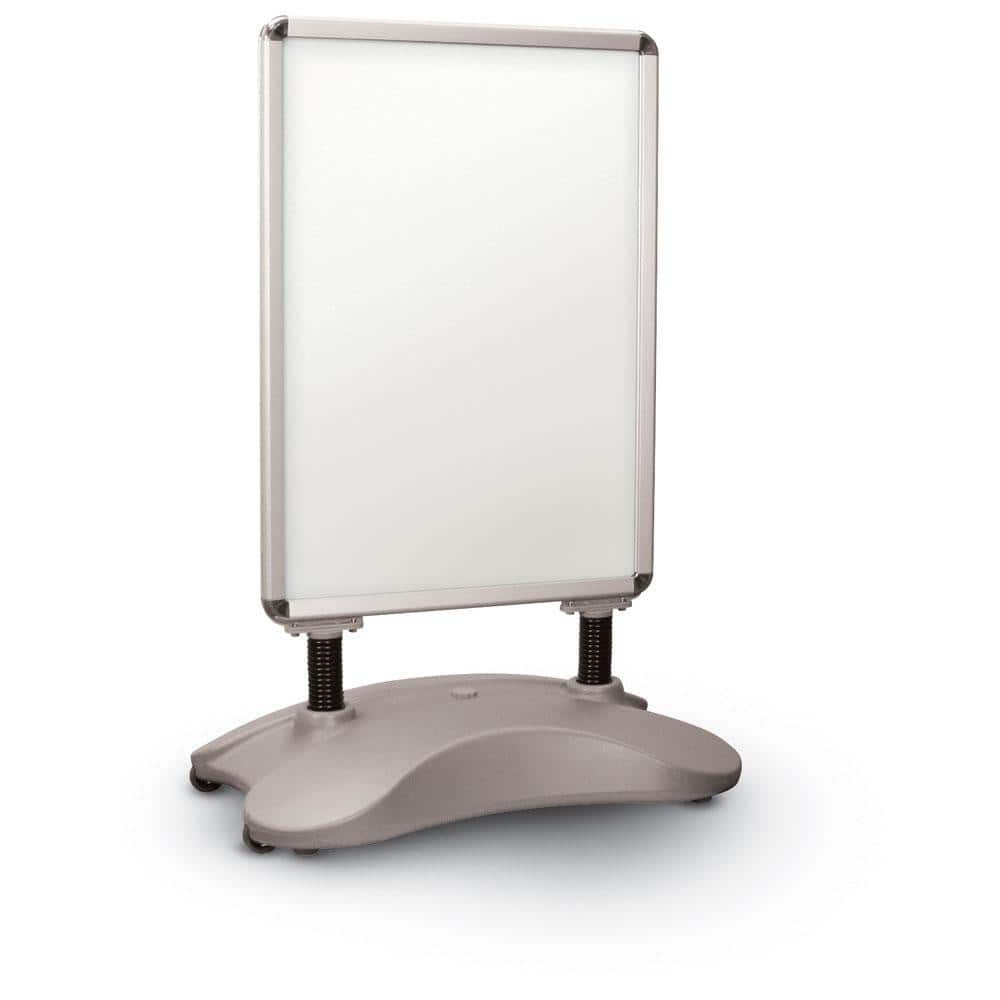 General Information Sign: Rectangle Plastic, Metal & Aluminum, Free Standing, 33″ High