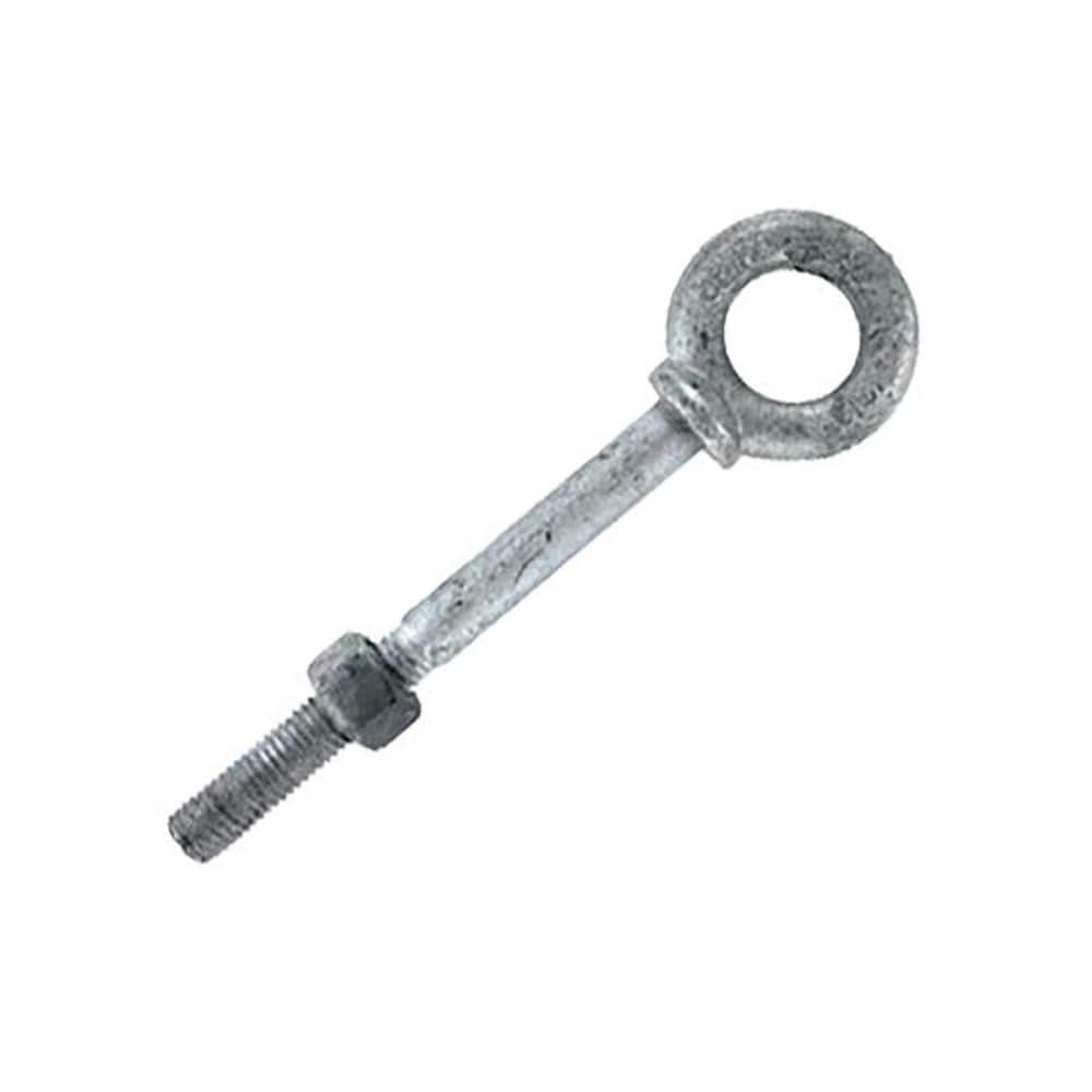 Fixed Lifting Eye Bolt: With Shoulder, 5,200 lb Capacity, 5/8 ™ Thread, Steel Partially Threaded, 6″ Shank, 3″ Thread Length