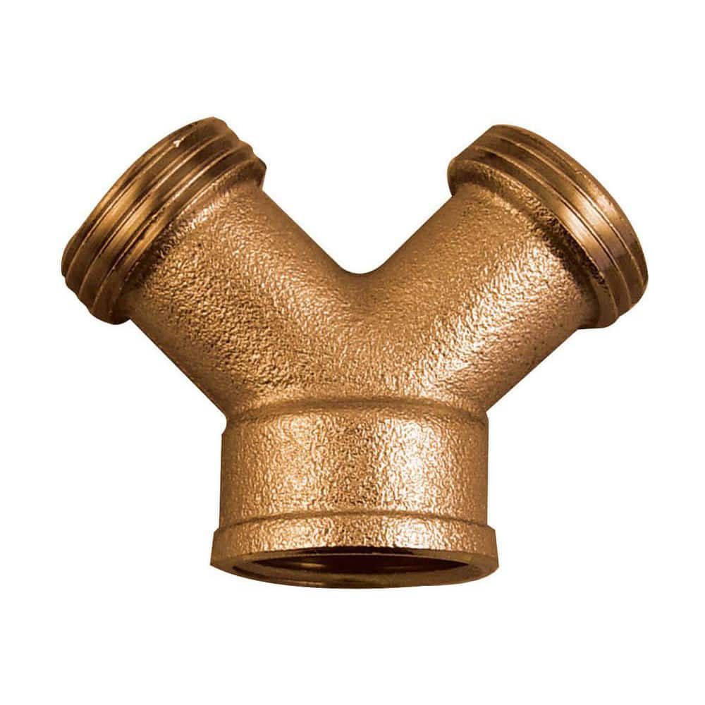 Push-To-Connect Stem to Male Tube Fitting: Hose Connector, 1/8″ Thread, 1/8″ ID x 5/16″ OD Brass