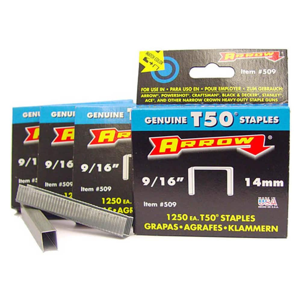 Construction Staples; Staple Type: Wide Crown; Insulated: No; Leg Length: 0.2362; Overall Width: 0; Material: Steel; For Use With: Tacker