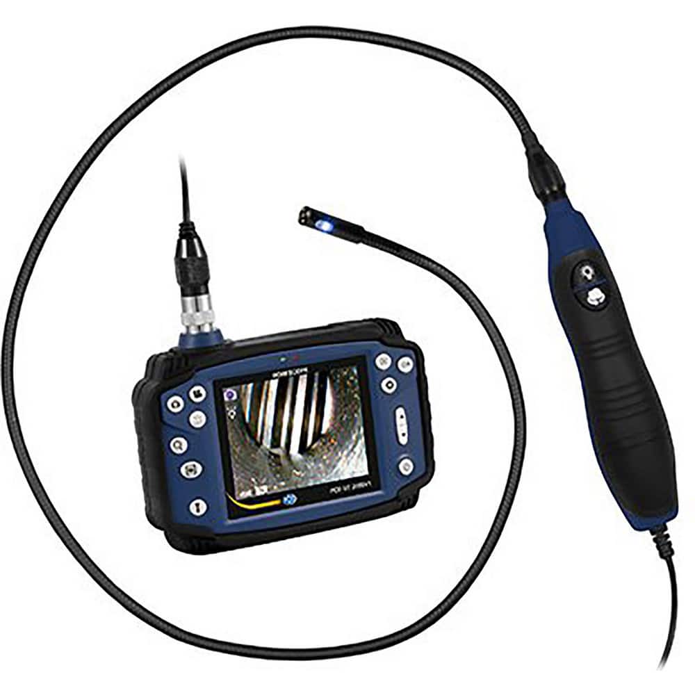 Inspection Cameras & Video Borescopes; Type: Data Logging Video Borescope; Compact Video Borescope; Video Inspection System; Probe Length (Inch): 1.00; Probe Diameter (Inch): 9 mm; Magnification: 4x; Field Of View: 90.000; Wireless Connection: No; Shaft D