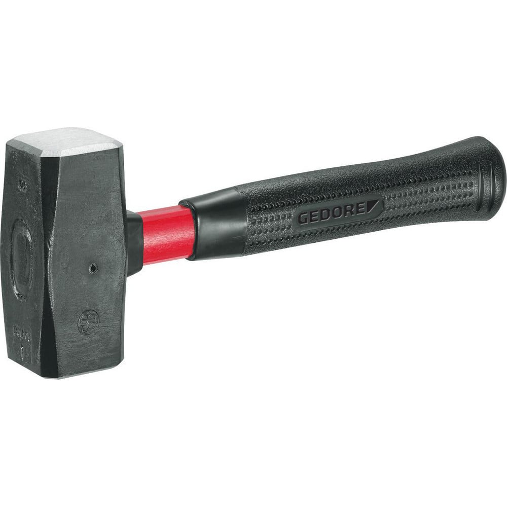 Sledge Hammer: 4.409 lb Head, 300″ OAL Steel Head, Fiberglass Handle