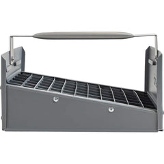 Small Parts Boxes & Organizers; Product Type: Nipple Caddy; Lock Type: Non-Locking; Number of Dividers: 15; Removable Dividers: No; Overall Capacity: 66; Color: Gray; Frame Material: Polyethylene