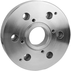 Lathe Chuck Adapter Back Plates; Nominal Chuck Size: 8 in; Mount Type: A1-5;A2-5; Spindle Nose Type: A Series; Chuck Compatibility: 1-301-0800; 1-302-0800; Through-hole Diameter: 2.205 in; Chuck Diameter Compatibility: 8 in; Material: Steel; Chuck Diamete