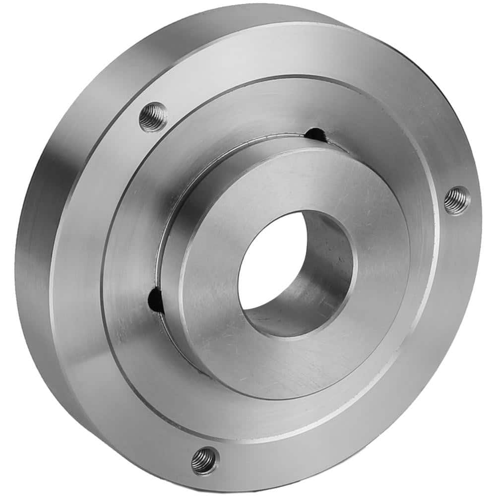 Lathe Chuck Adapter Back Plates; Nominal Chuck Size: 10 in; Mount Type: A1-8;A2-8; Spindle Nose Type: A Series; Chuck Compatibility: 1-101-1000,1-103-1000,1-151-1000,1-153-1000; Through-hole Diameter: 2.992 in; Chuck Diameter Compatibility: 10 in; Materia