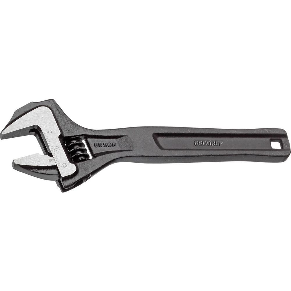 Adjustable Wrenches; Maximum Jaw Capacity: 20 mm; Finish: Black Phosphate; Chrome-Plated; Standards: ISO 6787; Overall Length: 6.00