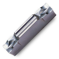 Cut-Off Inserts; Insert Style: TDJ; Insert Size Code: 2; Insert Material: Solid Carbide; Manufacturer Grade: K10; Insert Holding Method: Clamp; Lead Angle Direction: Neutral; Insert Hand: Neutral; Lead Angle: 0.000; Relief Angle: 7.000; Multi-use Tool: Ye