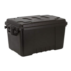 Totes & Storage Containers; Container Type: Cargo Box; Overall Height: 13 in; Overall Width: 15; Overall Length: 24.00; Load Capacity: 56 Quart; Lid Included: Yes; Lid Type: Tight Fitting; Material: Polypropylene; Stacking: Yes; Color: Black