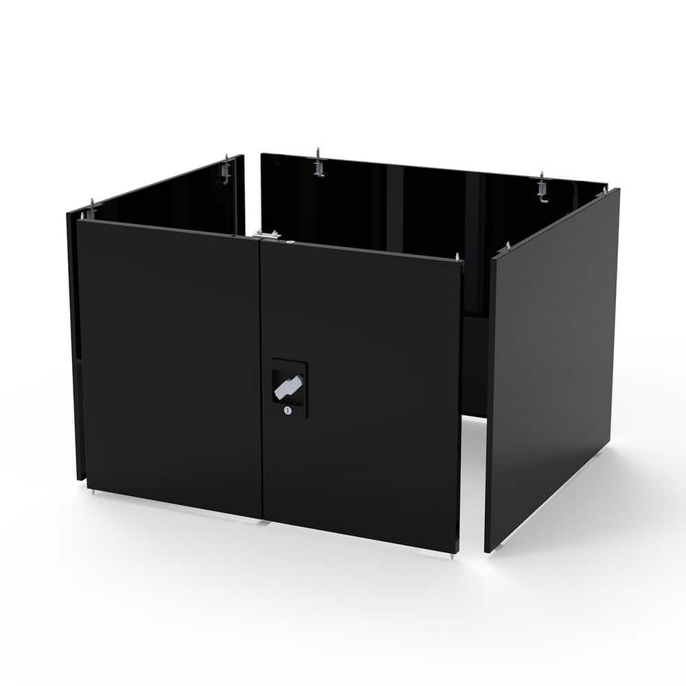 Luxor's Shop Desk with Pigeonhole Bin Unit is built tough, mobile, and offers a host of clever storage and organization features to help workers stay organized and productive.