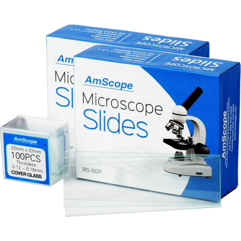 Microscope & Magnifier Accessories; Accessory Type: Slides; Includes Magnifying Lens: No; For Use With: Microscopes