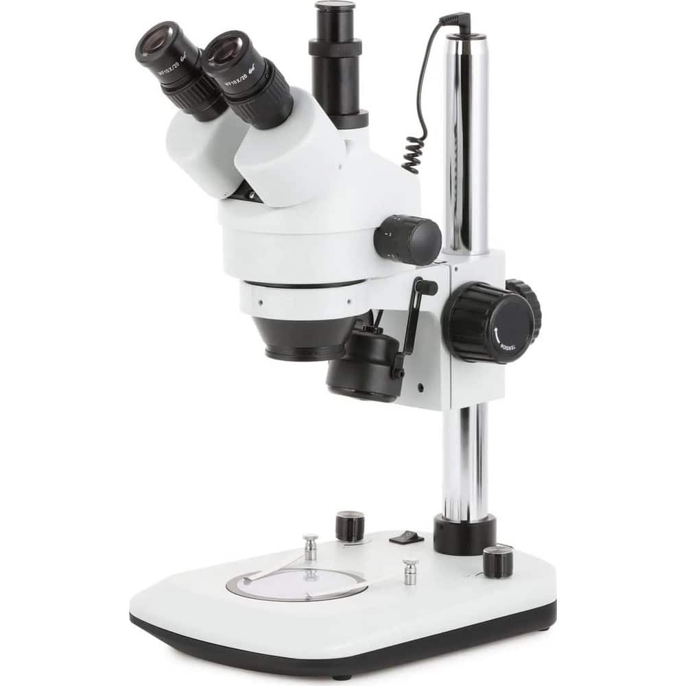 Microscopes; Microscope Type: Stereo; Eyepiece Type: Trinocular; Image Direction: Upright; Eyepiece Magnification: 10x; Maximum Magnification: 7x