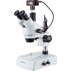 Microscopes; Microscope Type: Stereo; Eyepiece Type: Trinocular; Image Direction: Upright; Eyepiece Magnification: 10x; Maximum Magnification: 3.5x