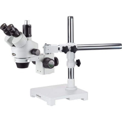 Microscopes; Microscope Type: Stereo; Eyepiece Type: Trinocular; Arm Type: Boom Stand; Single Arm; Image Direction: Upright; Eyepiece Magnification: 10x; Maximum Magnification: 3.5x