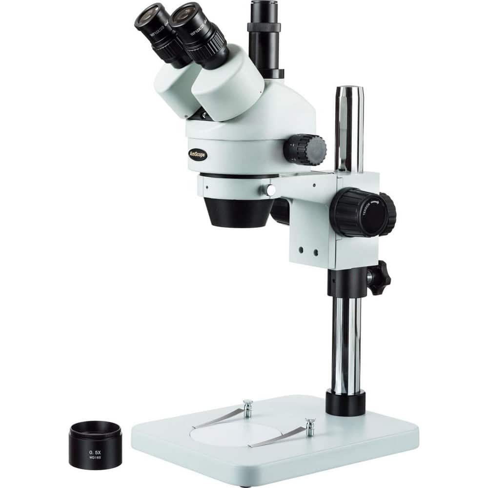 Microscopes; Microscope Type: Stereo; Eyepiece Type: Trinocular; Image Direction: Upright; Eyepiece Magnification: 10x; Maximum Magnification: 3.5x